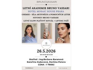 "Letní akademie Bruno Vassari" v hoteli MOSAIC House Praha dne 26.5.2026