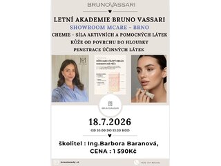 Letná akadémia Bruno Vassari v Brne dňa 18.7.2026 Letná akadémia Bruno Vassari v Brne dňa 18.7.2026