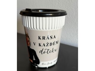 Kelímek na kávu "Krása v každém doteku" Kelímek na kávu "Krása v každém doteku"