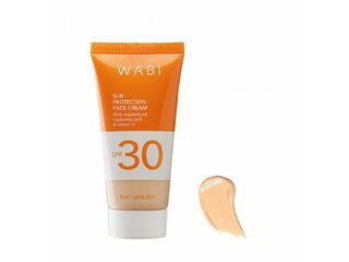 WABI SUN FACE CREAM SPF30 NOISETTE